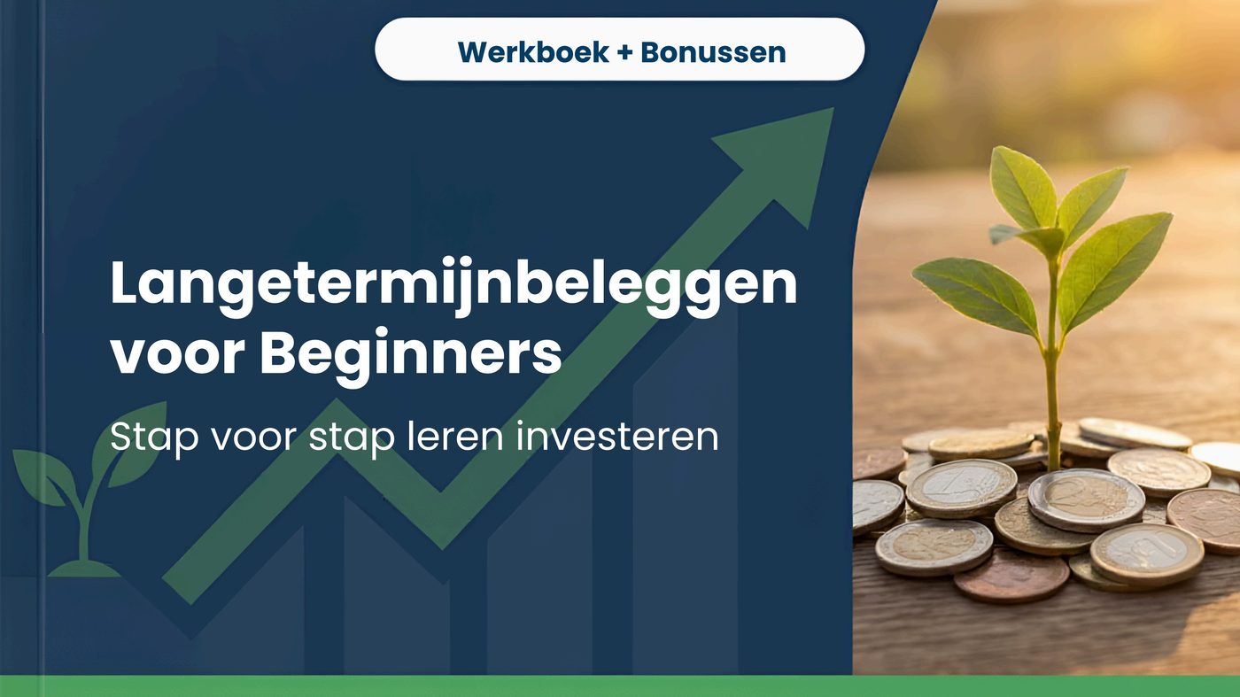 Voorkant van het digitale werkboek Langetermijnbeleggen voor Beginners